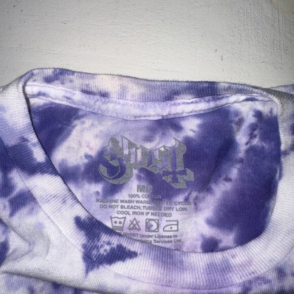 Ghost Grucifix Purple Crystal Wash T-Shirt Band Tee Tour Merch - Picture 5 of 6